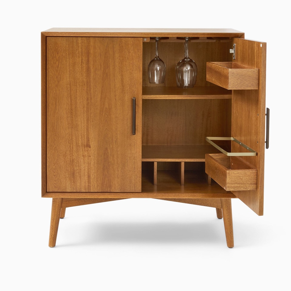 Mid-Century Bar Cabinet (81 cm)
